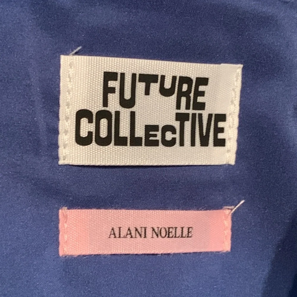 Future Collective LIMITED EDITION Blue & White Chevron Print Striped